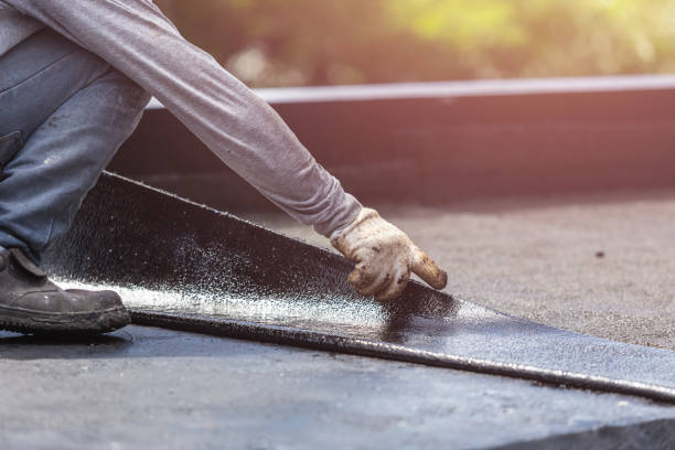 Professional Waterproofing technician working in Point Pleasant Beach, NJ